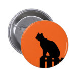Halloween katt knappar med nål