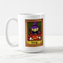 Halloween katt mugg