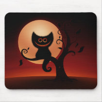 Halloween kattunge musmattor