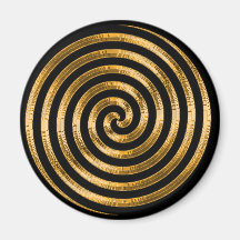 Halloween metallisk spiral magnet kylskåps magneter