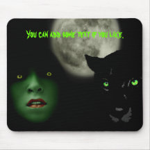 Halloween mousepad mus matta
