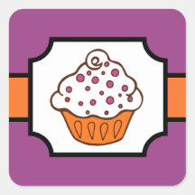 Halloween muffinklistermärkear