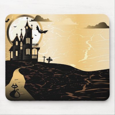 halloween tapis de souris från bonardelle
