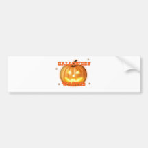 halloween önskade bildekal