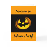 Halloween Party Invitation Card