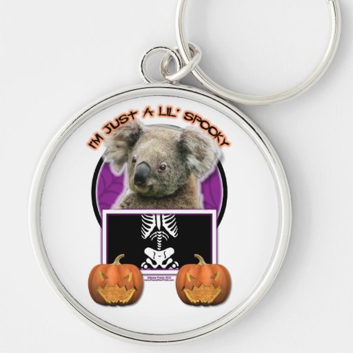 Halloween - precis en spöklika Lil - Koala Nyckelringar