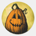 Halloween pumpaklistermärkear