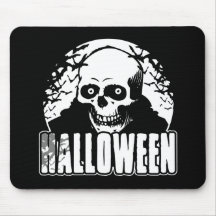 Halloween skalle mus mattor