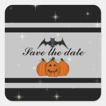 Halloween spara dateraklistermärkearna