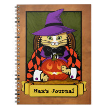 Halloween Spiral Anteckningsbok