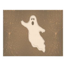 Halloween spöke anpassade inbjudan