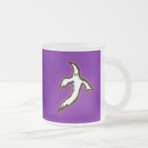 Halloween spöke kaffe kopp