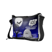 Halloween spöke kurir väskor