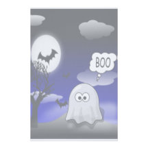 Halloween spöke unika brevpapper