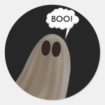 Halloween spökeklistermärke