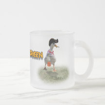 Halloween trick eller behandling av piratankan kaffe muggar
