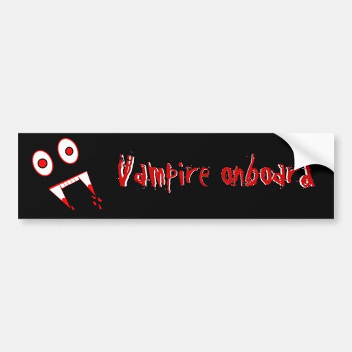 Halloween vampyrtänder bildekaler