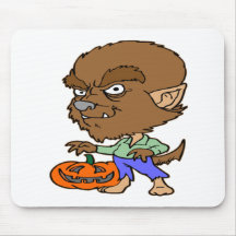 Halloween Werewolfpojke Musmatta