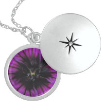 Halsband - abstrakt - lilor