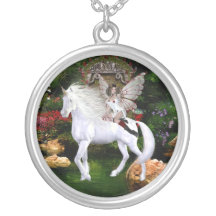 Halsband för ängel för Unicornvitskönhet