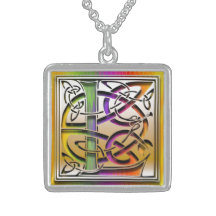 Halsband "för Celtic regnbåge" för Monogram för N 