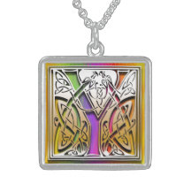 Halsband "för Celtic regnbåge" för Monogram för Y 