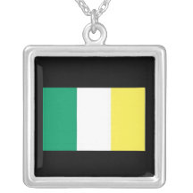 Halsband för sterling silverIrland flagga