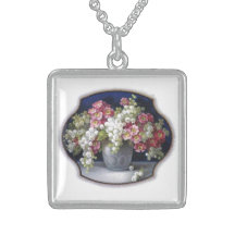Halsband för vintageblommavas