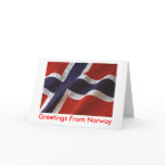 Hälsningar från Norge Kort