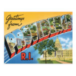 Hälsningar från Providence, Rhode - ö Vykort