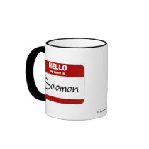 Hälsningen min Name är (röda) Solomon, Kaffe Kopp