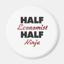 Halv ekonom halva Ninja Kylskåpsnagnet
