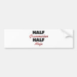 Halv grammatiker halva Ninja Bildekaler