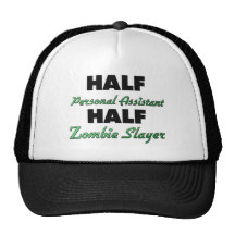 Halv halv ZombieSlayer för personlig assistent Keps