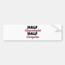 Halv Hippologist halv vampyr Bildekal