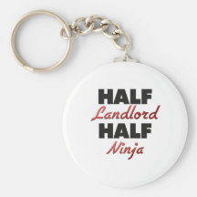 Halv hyresvärd halva Ninja Nyckel Ring