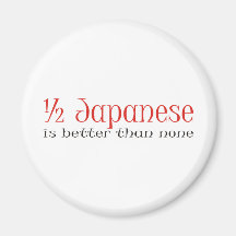 Halv japan kylskåpmagneter