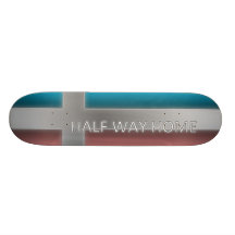 Halv långt hem- heliga korsat däck skate board decks