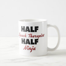 Halv logoped halva Ninja Mugg