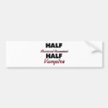 Halv vampyr för halv auktoriserad revisor bildekaler
