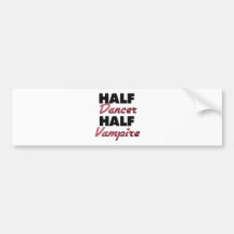 Halv vampyr för halv dansare bildekaler