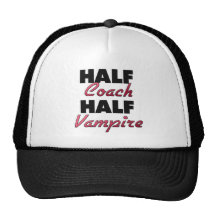 Halv vampyr för halv lagledare baseball hat