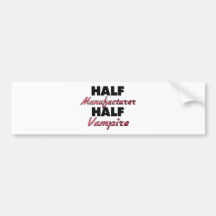 Halv vampyr för halv producent bildekaler