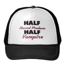 Halv vampyr för halv rekord- producent baseball hat