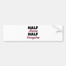 Halv vampyr för halv sjuksköterska bildekaler