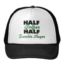 Halv ZombieSlayer för halv golfare Mesh Kepsar