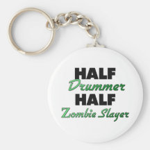Halv ZombieSlayer för halv handelsresande Nyckelring
