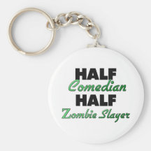 Halv ZombieSlayer för halv komiker Nyckelringar