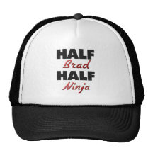 Halva Brad halva Ninja Trucker Keps