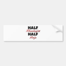 Halva Rheologist halva Ninja Bildekaler